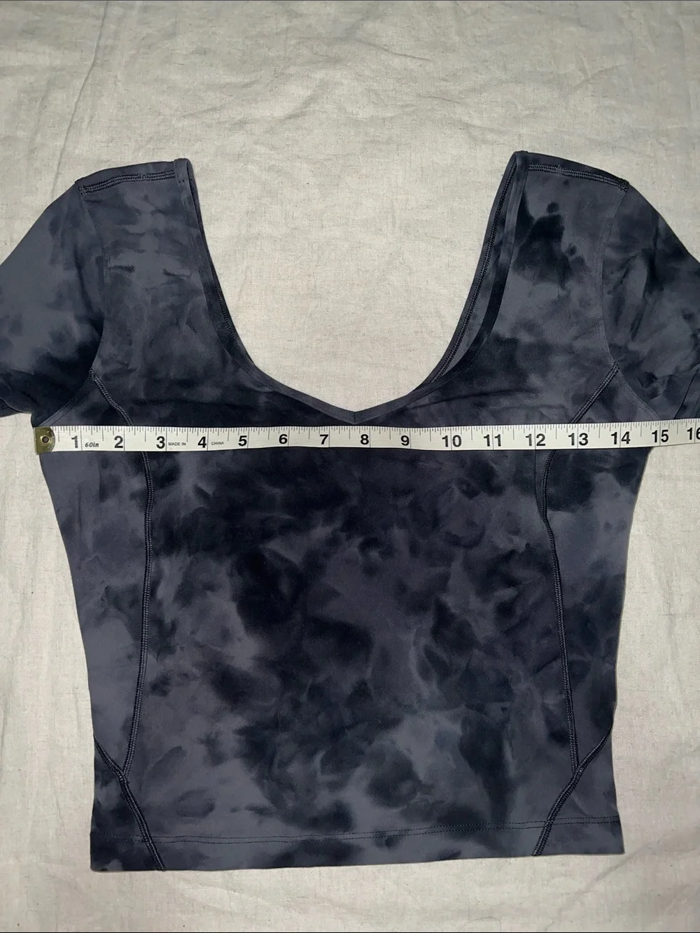 Lululemon Align T-Shirt Diamond Dye Pitch Grey Graphite Grey
